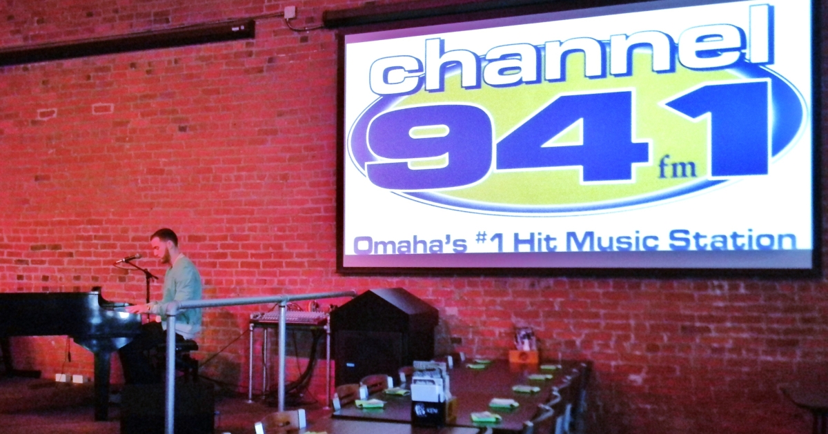 Mike Posner acoustic performance for Channel 94.1 at DJs Dugout - Omaha, NE 8/18/13
channel941.com
