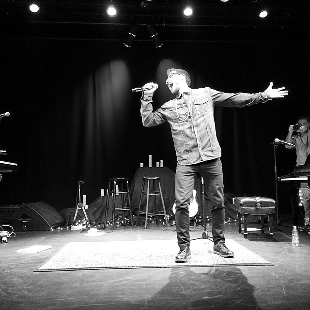 Mike Posner performing on his Unplugged Tour at City Theatre in Detroit, MI 4/6/14
Instagram @mariafada
