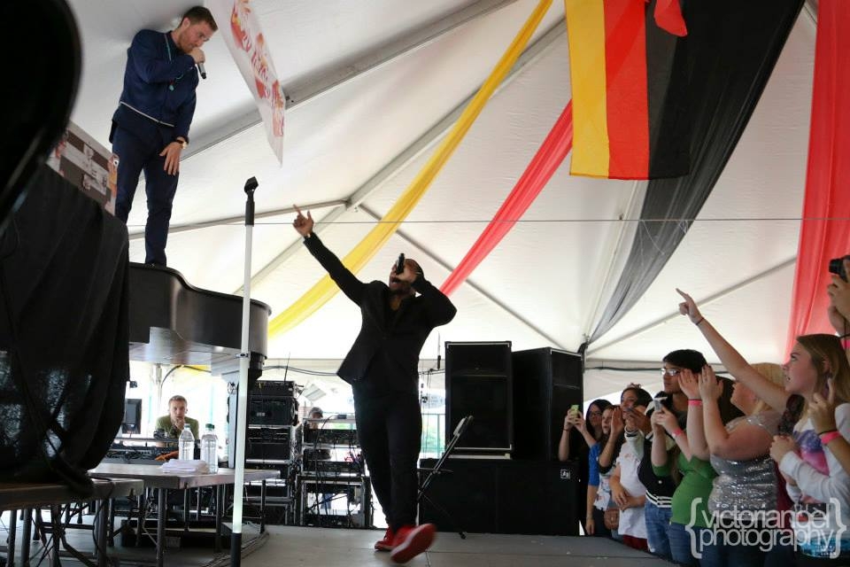 Mike Posner and DJ Dubz performing at Oktoberfest 2013 - Chattanooga, TN 10/19/13
facebook.com/Hits96
Victoria Noel Photography
