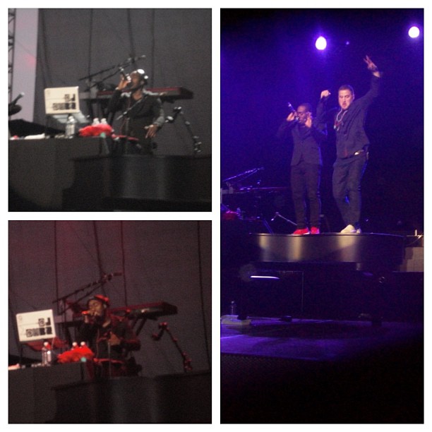 Mike Posner and DJ Dubz performing on the Warrior Tour in Springfield, IL 8/17/13
Instagram @heyimdesi
