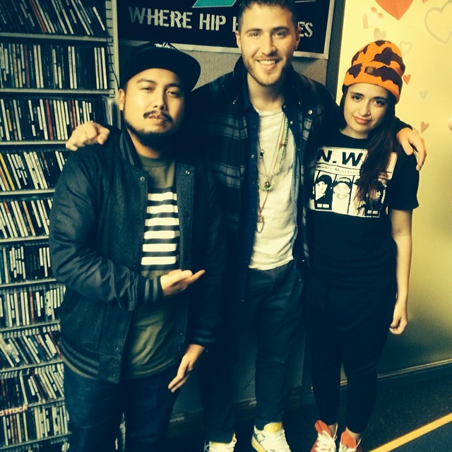 Mike Posner with DJ Erockalypze and Meera of U92 in Salt Lake City, UT 2/8/14
Instagram @erockalypze
