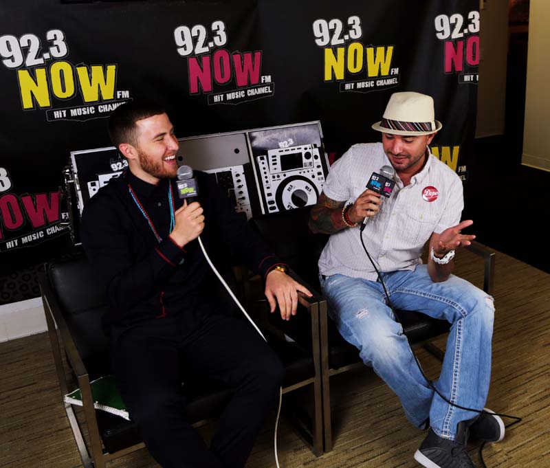 Mike Posner and DJ Toro at 92.3 NOW in NYC 8/5/13
Photo by 92.3 NOW
923now.cbslocal.com
