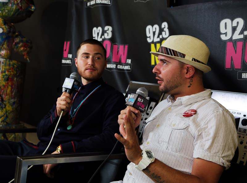 Mike Posner and DJ Toro at 92.3 NOW in NYC 8/5/13
Photo by 92.3 NOW
923now.cbslocal.com
