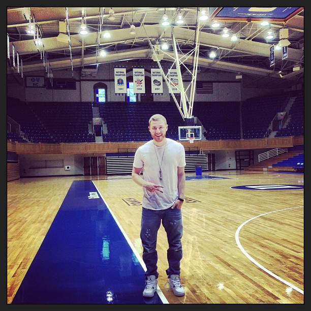 Mike Posner at Cameron Indoor Stadium at Duke University 8/13/13
Photo by Mike Posner
instagram.com/mikeposner
