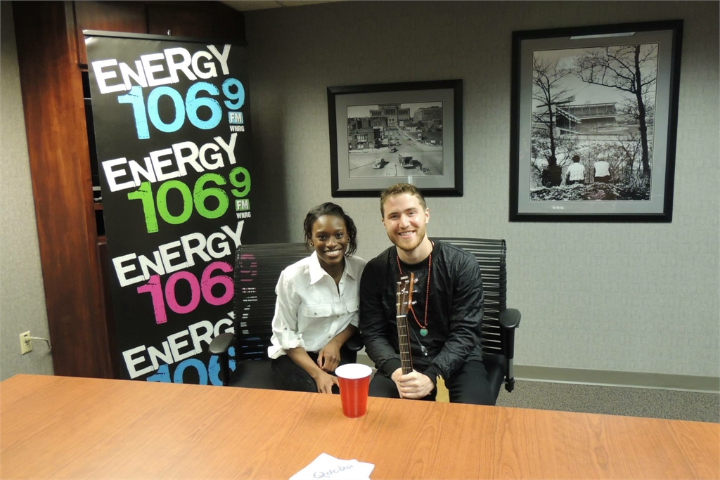 Mike Posner at ENERGY 106.9 in Milwaukee, WI 2/28/14
facebook.com/energy1069
