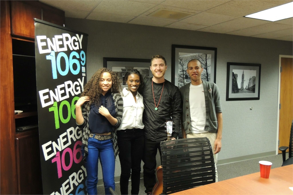 Mike Posner at ENERGY 106.9 in Milwaukee, WI 2/28/14
facebook.com/energy1069
