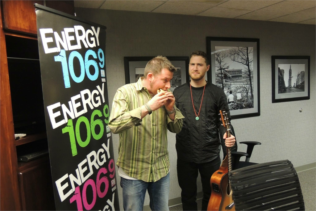 Mike Posner at ENERGY 106.9 in Milwaukee, WI 2/28/14
facebook.com/energy1069
