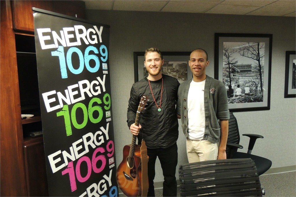 Mike Posner at ENERGY 106.9 in Milwaukee, WI 2/28/14
facebook.com/energy1069

