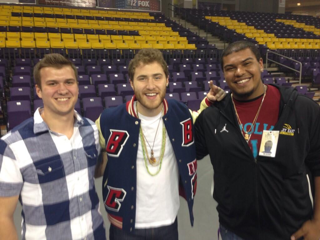 Mike Posner at Minnesota State University, Mankato in Mankato, MN 4/28/14
Twitter @YBWAB
