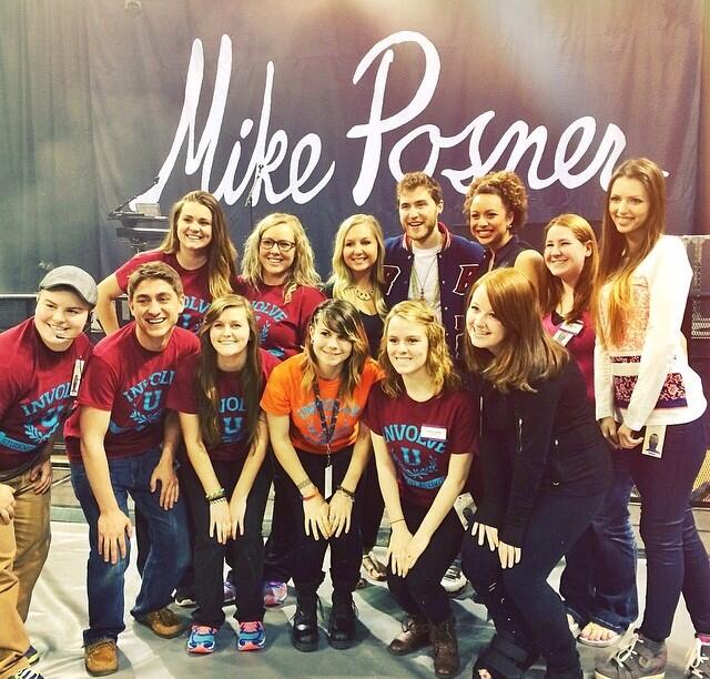 Mike Posner at Minnesota State University, Mankato in Mankato, MN 4/28/14
Twitter @amandar_please
