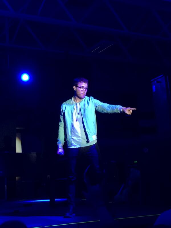 Mike Posner performing at Grand View University in Des Moines, IA 4/4/14
Twitter @MaddieSweeney18
