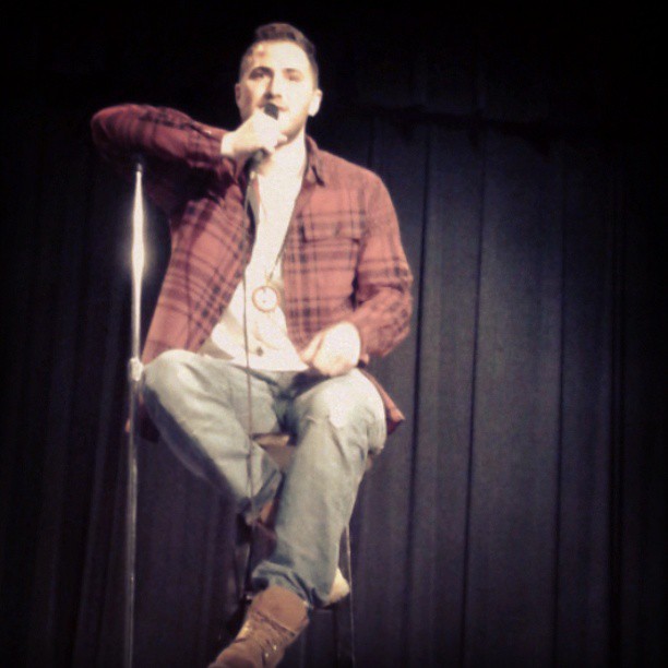 Mike Posner visiting his old school at Wylie E. Groves High School in Beverly Hills, MI 9/24/13
Instagram @allisongracekelley
