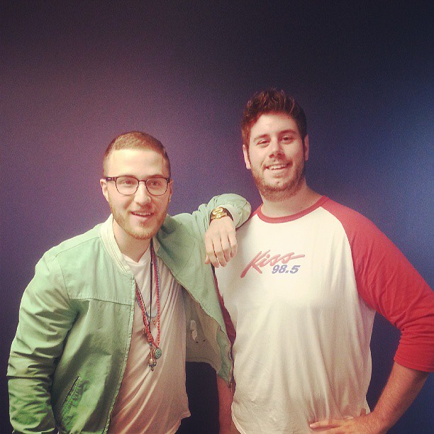 Mike Posner and Jud from Kiss 98.5 in Buffalo, NY 7/15/13
Photo by Jud
instagram.com/judkiss985
