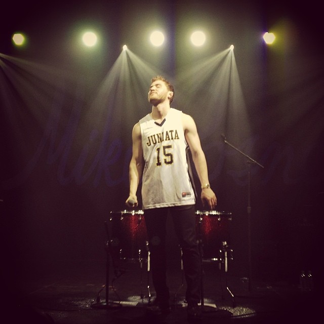 Mike Posner performing at Juniata College 3/29/14
Instagram @theforce93
