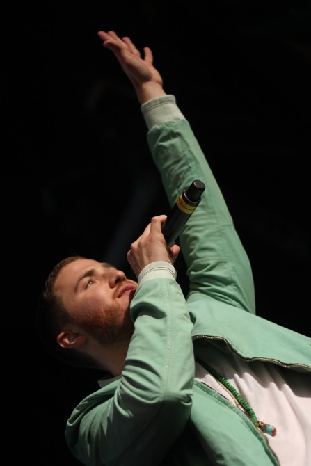 Sammy Adams and Mike Posner perform "L.A. Story" at Kiss Concert 2013
Photo by kiss108.com
