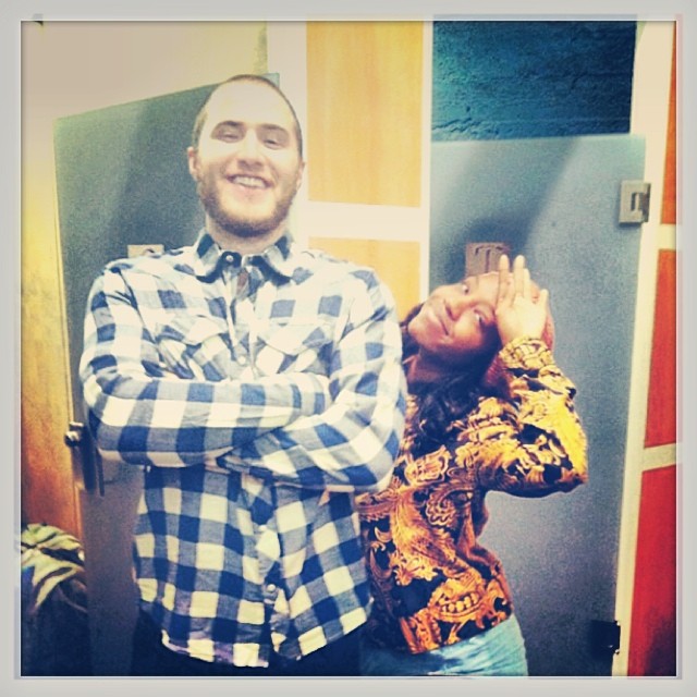 Mike Posner getting styled by D. Miller - Los Angeles, CA 1/9/14
Instagram @doubled_bombshell1
