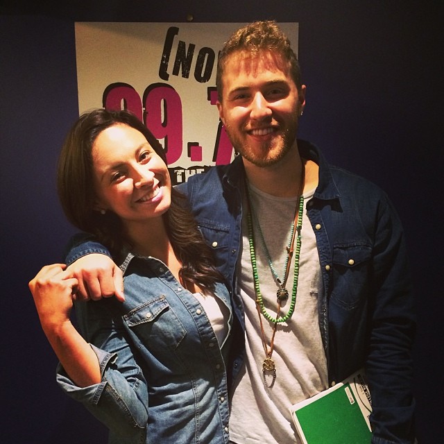 Mike Posner with Letty B of 99.7 NOW - San Francisco, CA 1/8/14
Instagram @lettybradio
