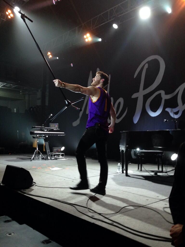 Mike Posner performing at Minnesota State University, Mankato in Mankato, MN 4/28/14
Twitter @kelseyjoprice
