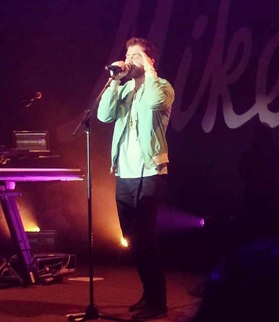 Mike Posner performing at Minnesota State University, Mankato in Mankato, MN 4/28/14
Instagram @jalisahelaine
