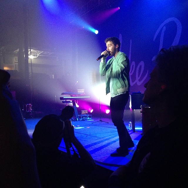 Mike Posner performing at Minnesota State University, Mankato in Mankato, MN 4/28/14
Instagram @armychicky2012
