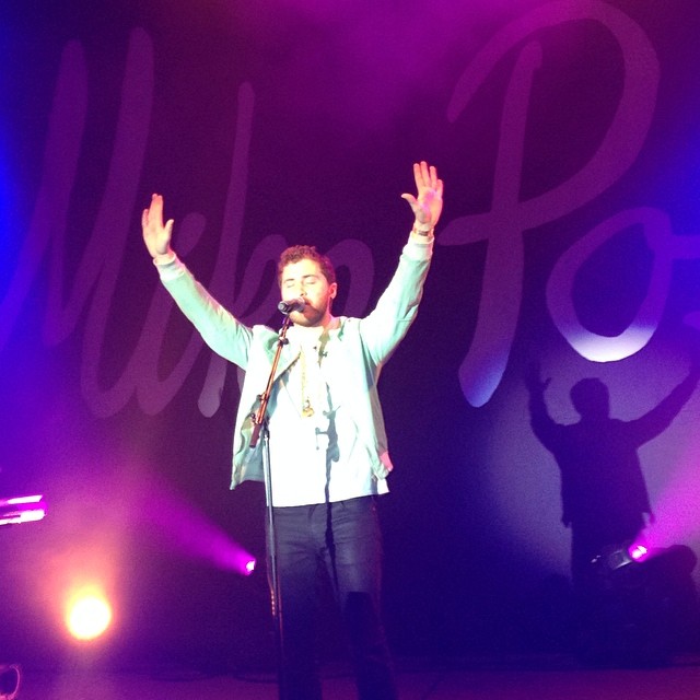 Mike Posner performing at Minnesota State University, Mankato in Mankato, MN 4/28/14
Instagram @__katiegoody
