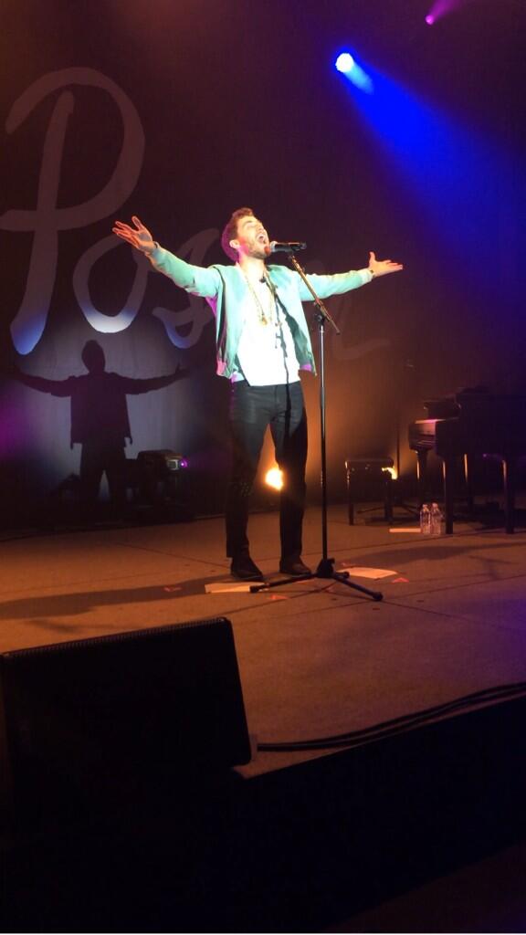 Mike Posner performing at Minnesota State University, Mankato in Mankato, MN 4/28/14
Twitter @hansypantsy1
