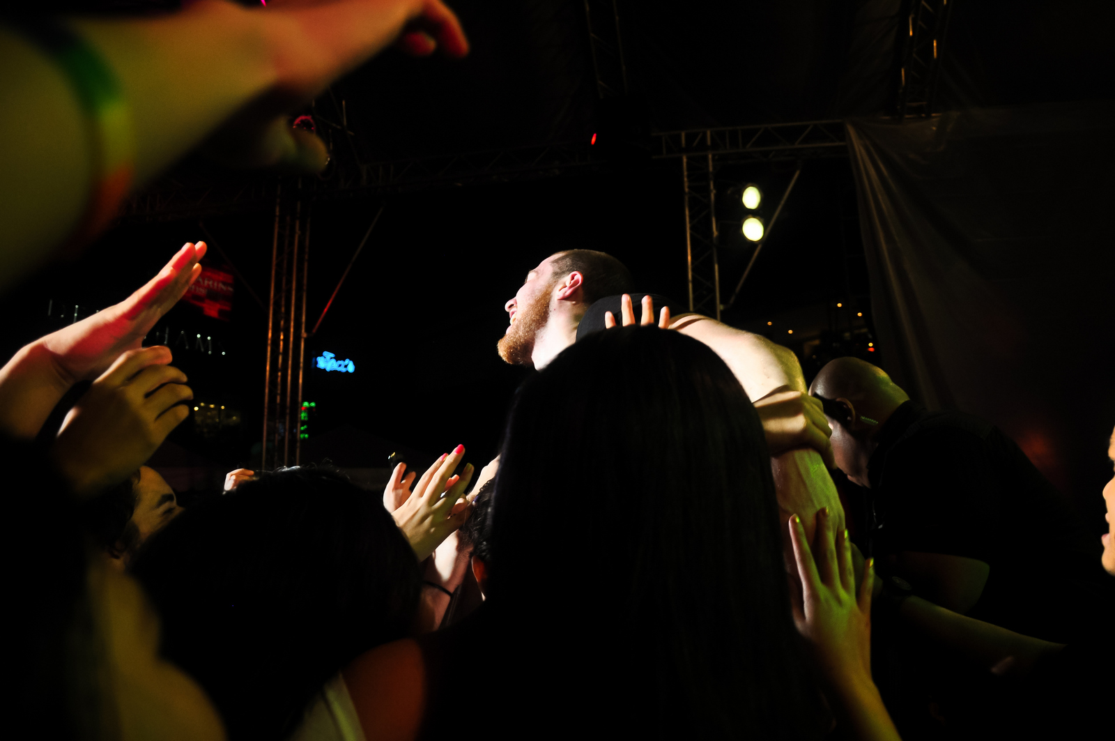 Mike Posner performing at Glorietta in Makati City, Philippines 12/9/11
Photo by Leon Gabriel
