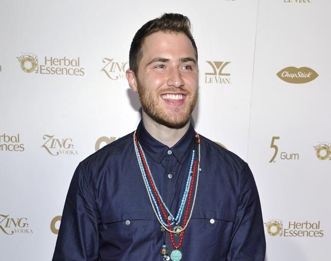 Mike Posner at OK Magazine's Pre-Grammy Party in Los Angeles, CA 1/24/14 
