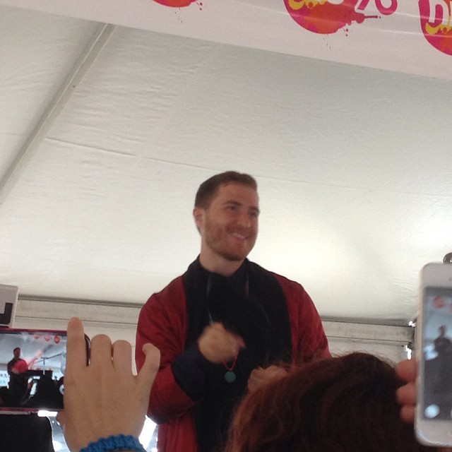 Mike Posner performing at Oktoberfest 2013 - Chattanooga, TN 10/19/13
Instagram @avaleen17
