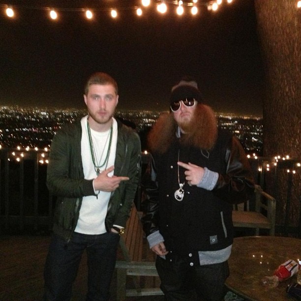 Rittz and Mike Posner on the set of their music video - Los Angeles, CA 4/8/13
Photo by Rittz
instagram.com/rittz
