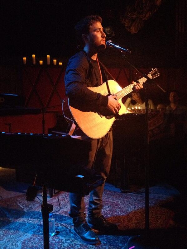 Mike Posner performing on his Unplugged Tour in New York City, NY 4/3/14
Twitter @danceonfordays
