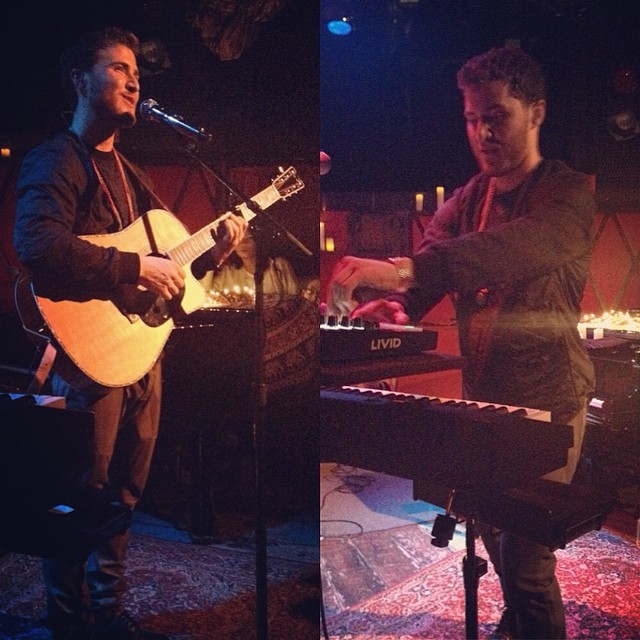 Mike Posner performing on his Unplugged Tour in New York City, NY 4/3/14
Instagram @melanaportnoy
