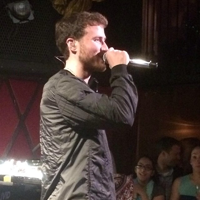 Mike Posner performing on his Unplugged Tour in New York City, NY 4/3/14
Instagram @joedichiara
