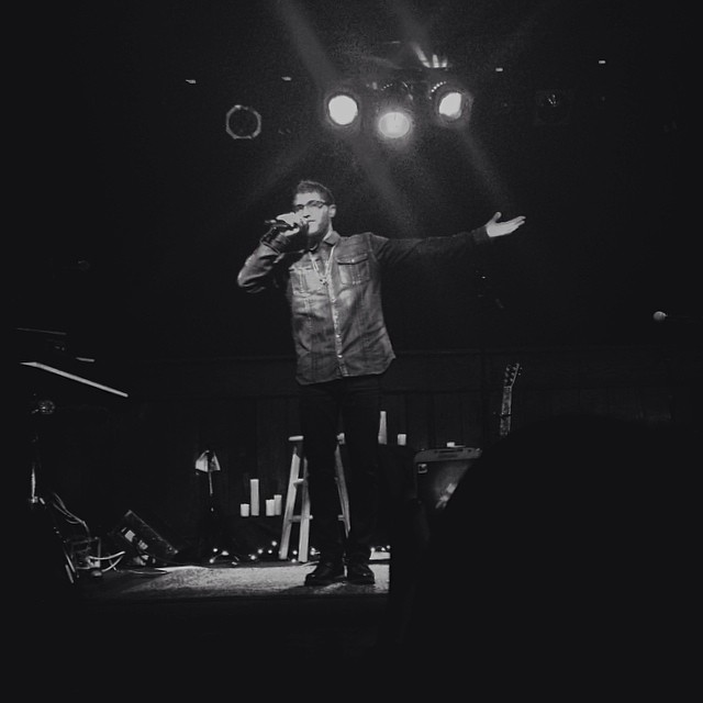 Mike Posner performing at Schubas Tavern on his Unplugged Tour in Chicago, IL 4/7/14
Instagram @luciehmacias
