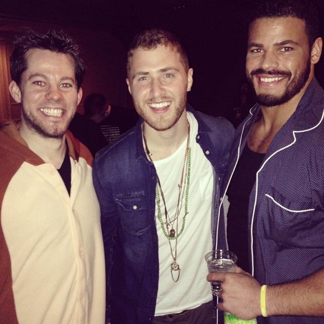 Mike Posner with friends at Singles Mingle Pajama Party in Troy, MI 2/7/14
Instagram @ryanclarkdoyle
