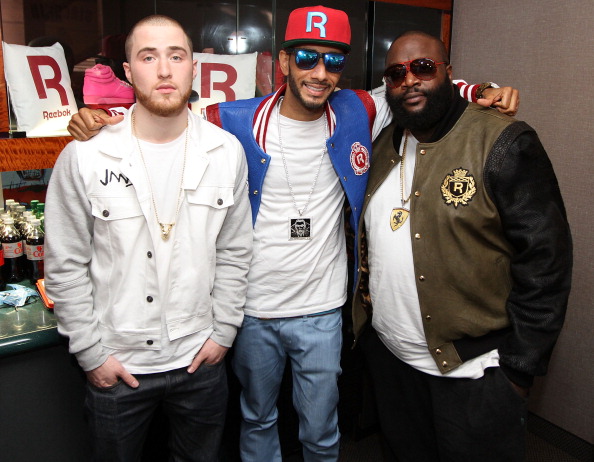 Mike Posner, Swizz Beatz, and Rick Ross
