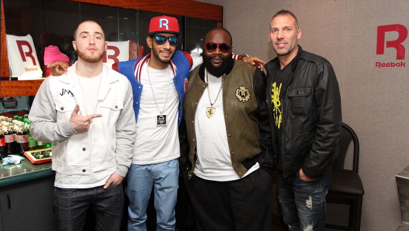 Mike Posner, Swizz Beatz, Rick Ross, and Todd Krinsky
