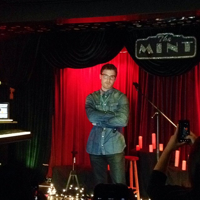Mike Posner performing on his Unplugged Tour at The Mint in Los Angeles, CA 4/10/14
Instagram @itsjenniwithani
