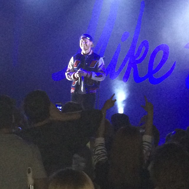 Mike Posner performing at Thiel College in Greenville, PA 4/25/14
Instagram @_taintedloveeee
