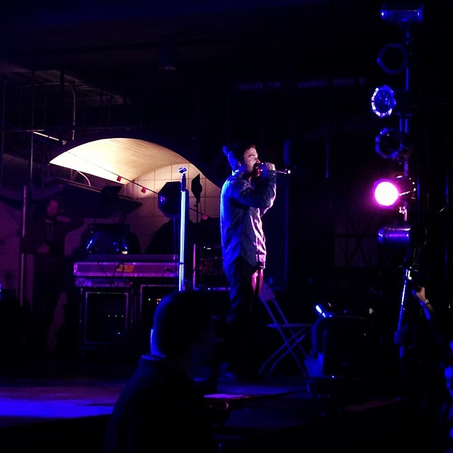 Mike Posner performing at Ubahn Music Festival - Cincinnati, OH 11/17/13
Instagram @farrahseifert
