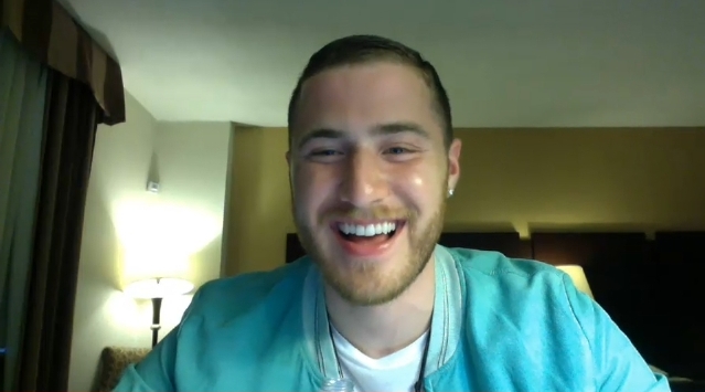 Mike Posner did a live Ustream Q&A with his fans 7/16/13
