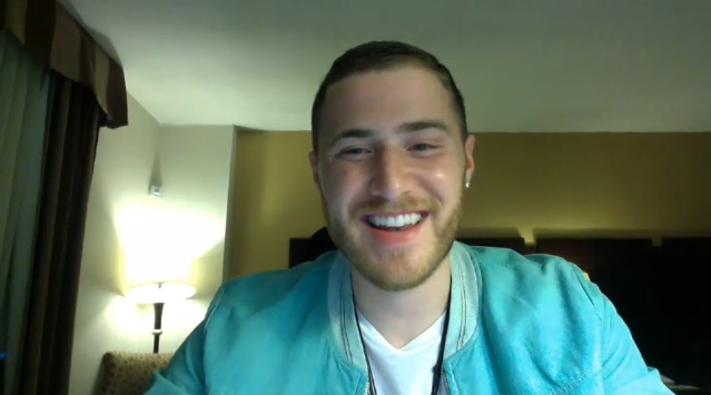 Mike Posner did a live Ustream Q&A with his fans 7/16/13
