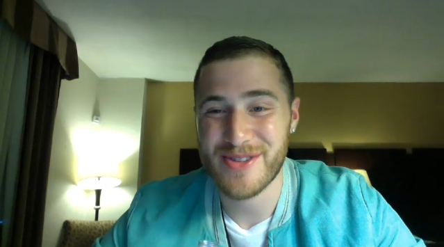 Mike Posner did a live Ustream Q&A with his fans 7/16/13
