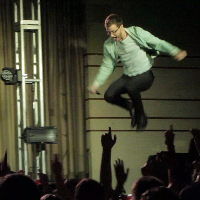 Mike Posner performing at Valparaiso University 3/28/14
Instagram @mikepsoner
