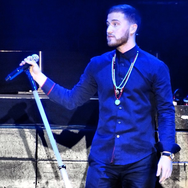 Mike Posner performing on the Warrior Tour in Bangor, ME 8/30/13
Instagram @jojomo91
