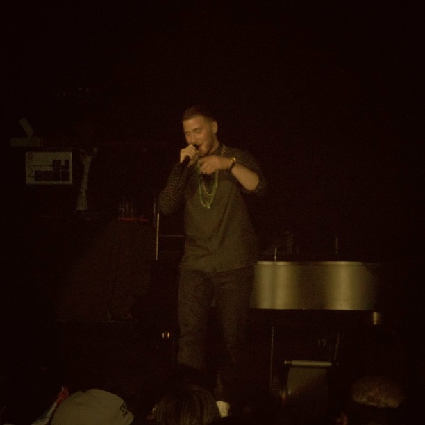 Mike Posner performing on the Warrior Tour in Charlotte, NC 8/15/13
Instagram @walking_onfire
