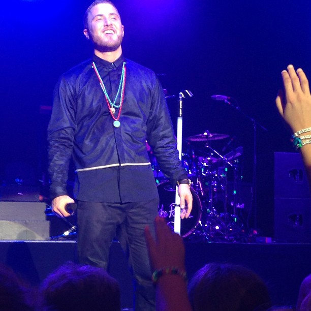 Mike Posner performing on the Warrior Tour in Milwaukee, WI 8/21/13
Instagram @jasminbailey24
