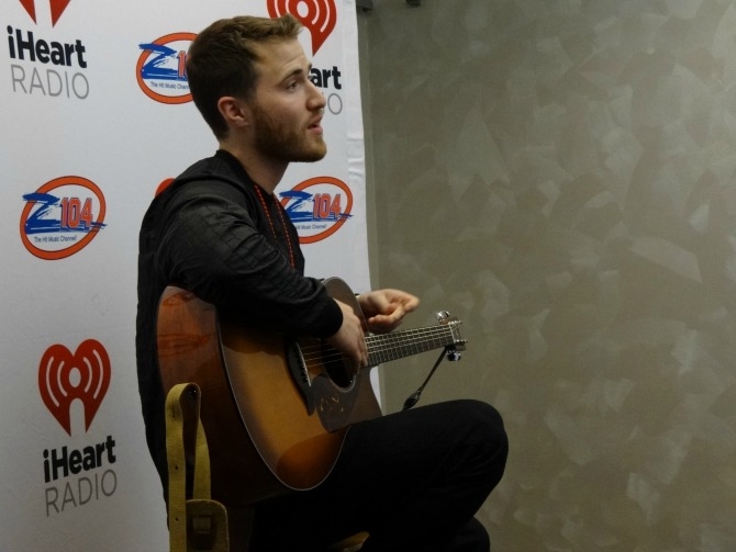 Mike Posner at Z104 in Madison, WI 2/27/14
z104fm.com
