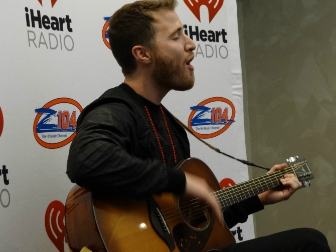 Mike Posner at Z104 in Madison, WI 2/27/14
z104fm.com
