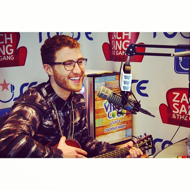 Mike Posner appearing on the Zach Sang and The Gang Show in New York, NY 3/17/14
Instagram @zachsang
